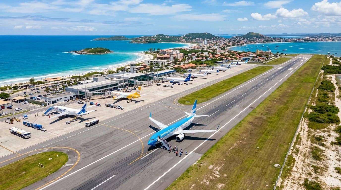 Cabo Frio terá 24 voos fretados da Argentina na alta temporada de 2027